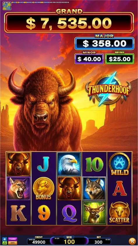 Thunderhoof game screen